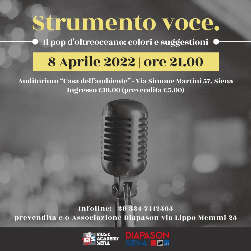 Strumento Voce 8 aprile 2022